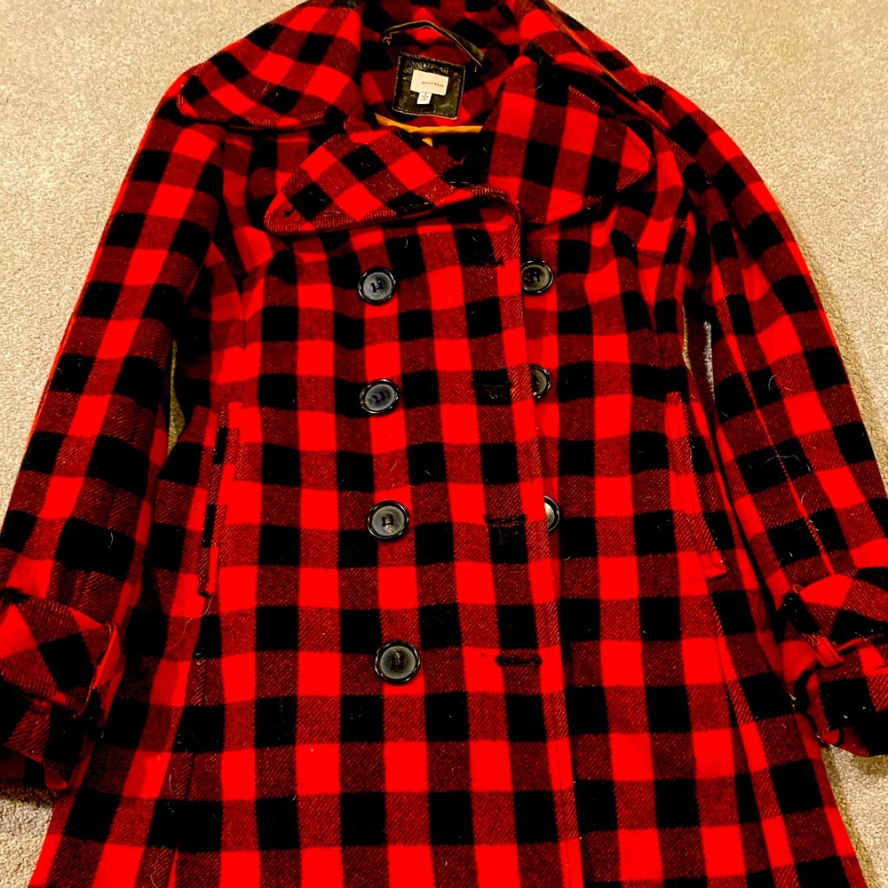 Billy Reid wool pea coat size 2